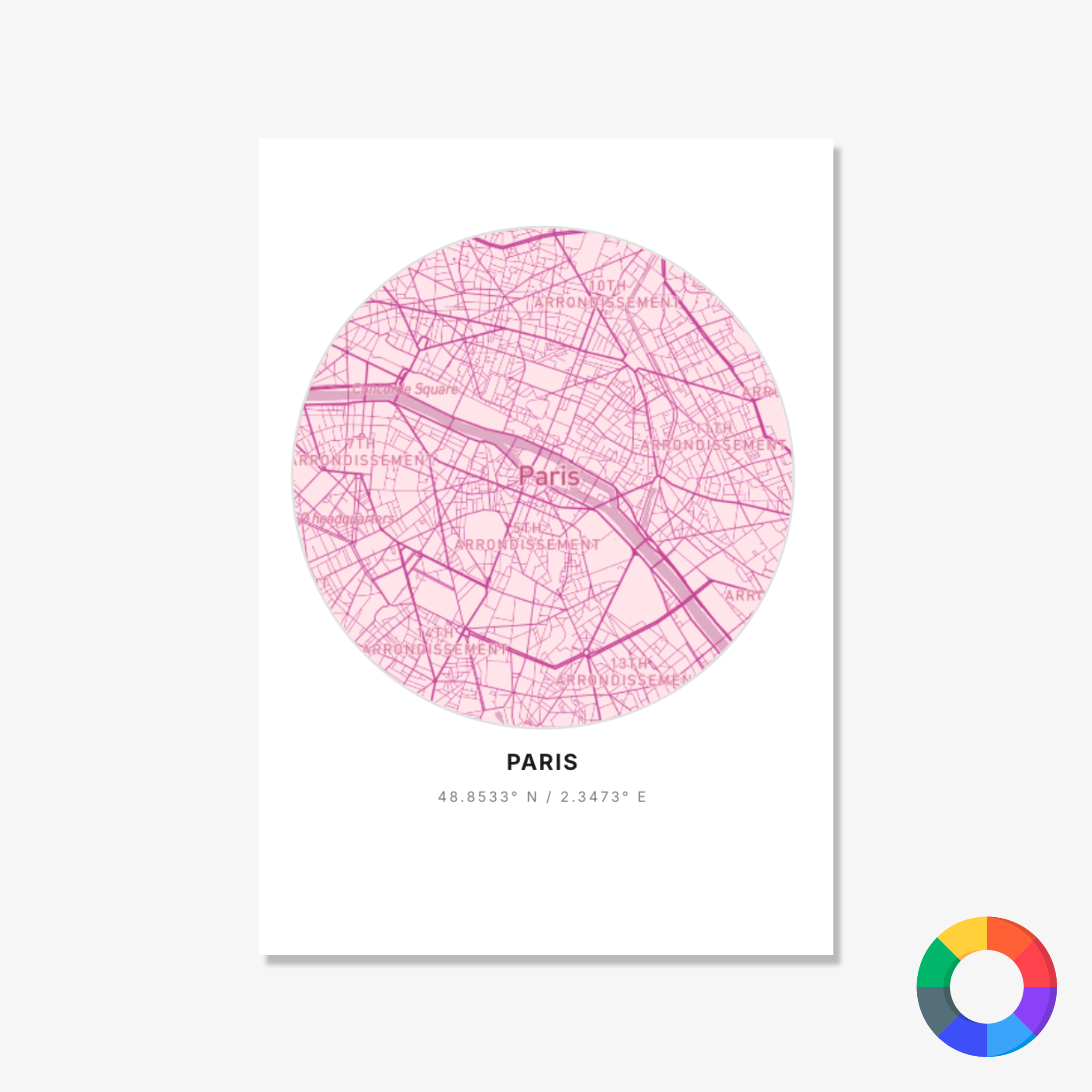 Cirkel Poster - custom