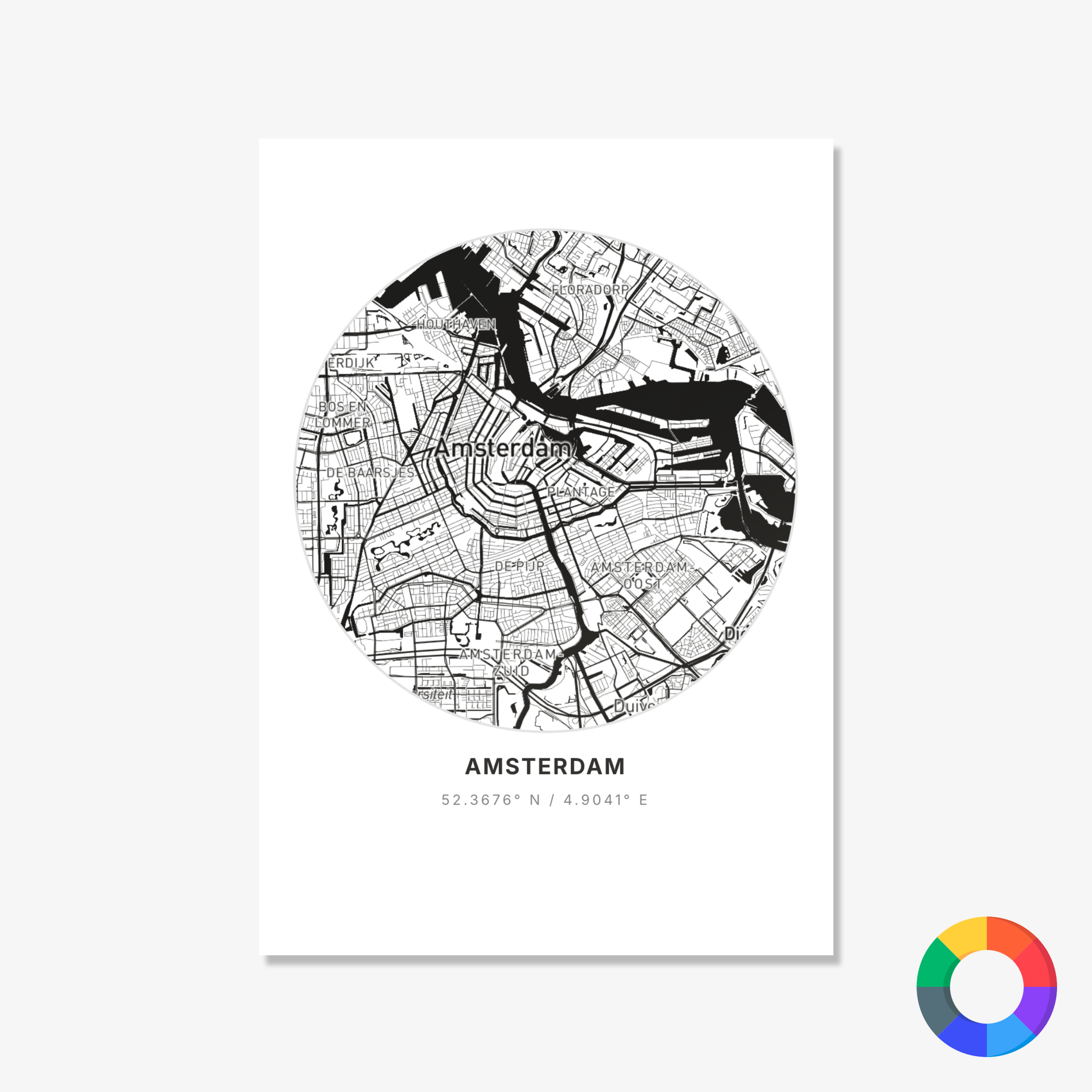 Cirkel poster - custom